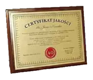 Quality certificate