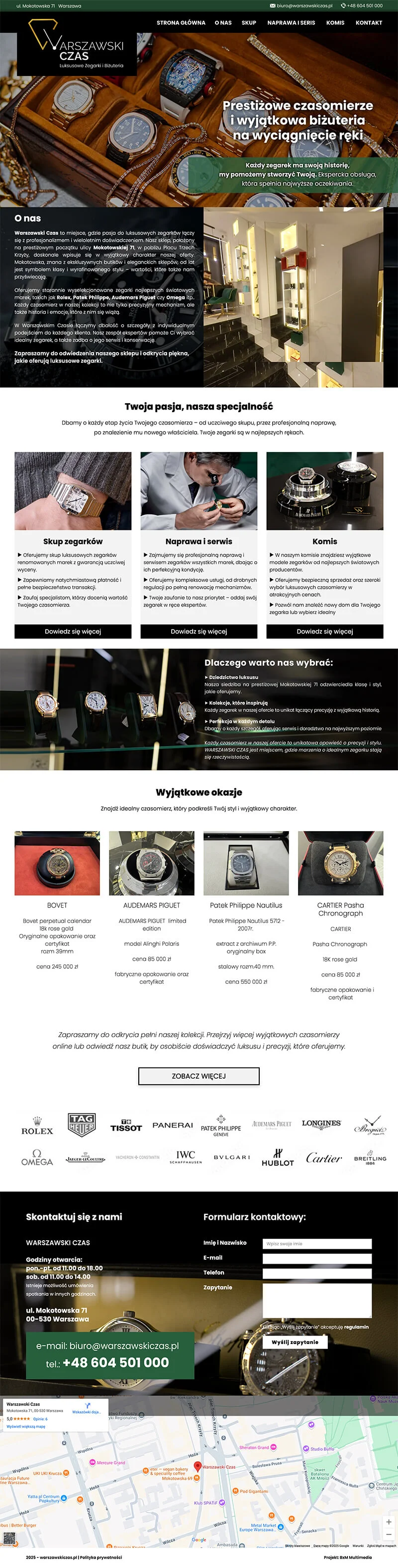 Implementation of BxM Multimedia: Warsaw Time