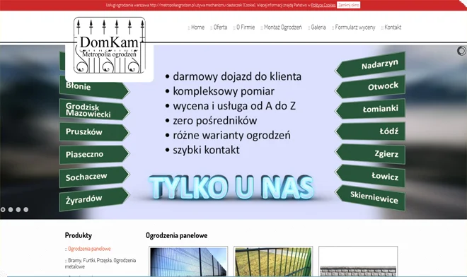 Page design Panel fences