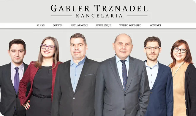 Project of the web page gabler-drnadel.pl