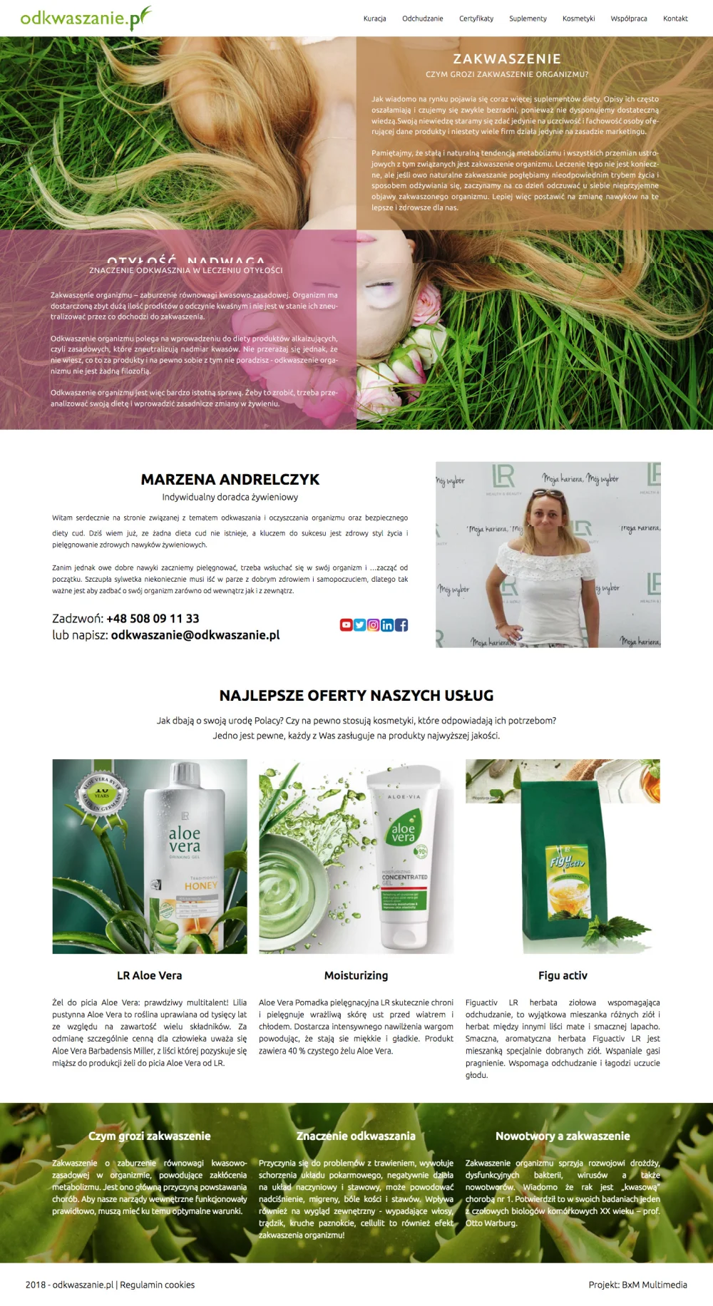 Design of the site deacidification.pl