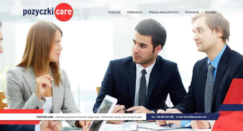 Project of the site of the care loan
