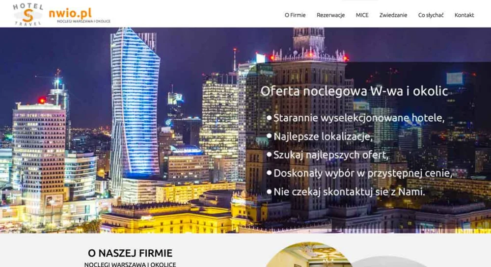 Project of the website nwio.pl