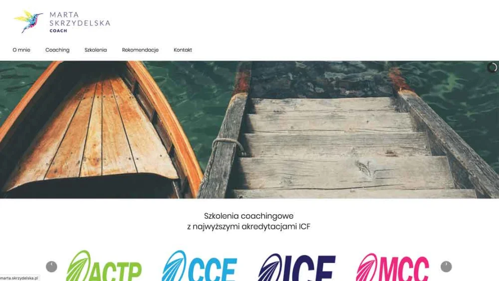 Skrzydelska website design