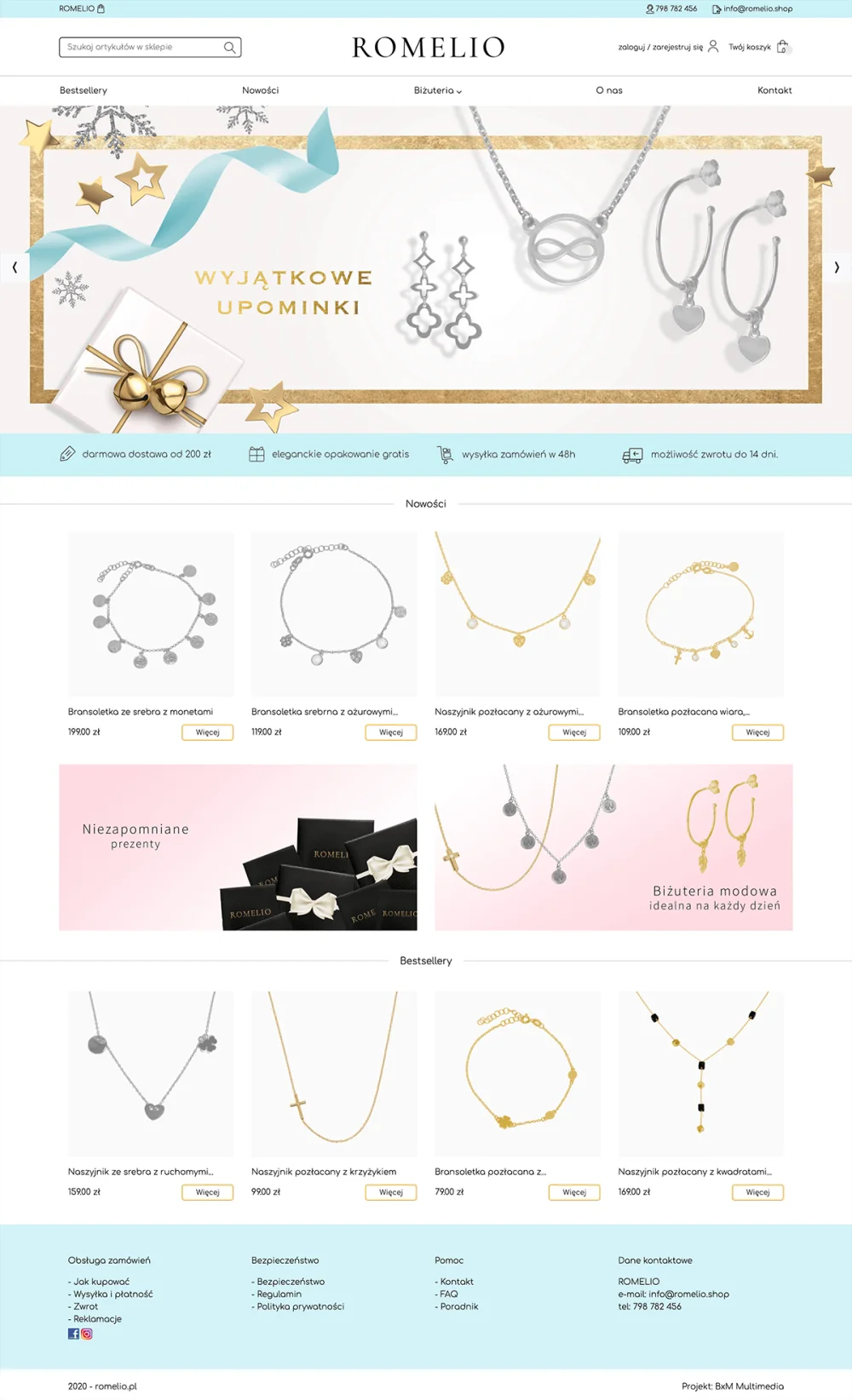 Romelio website design