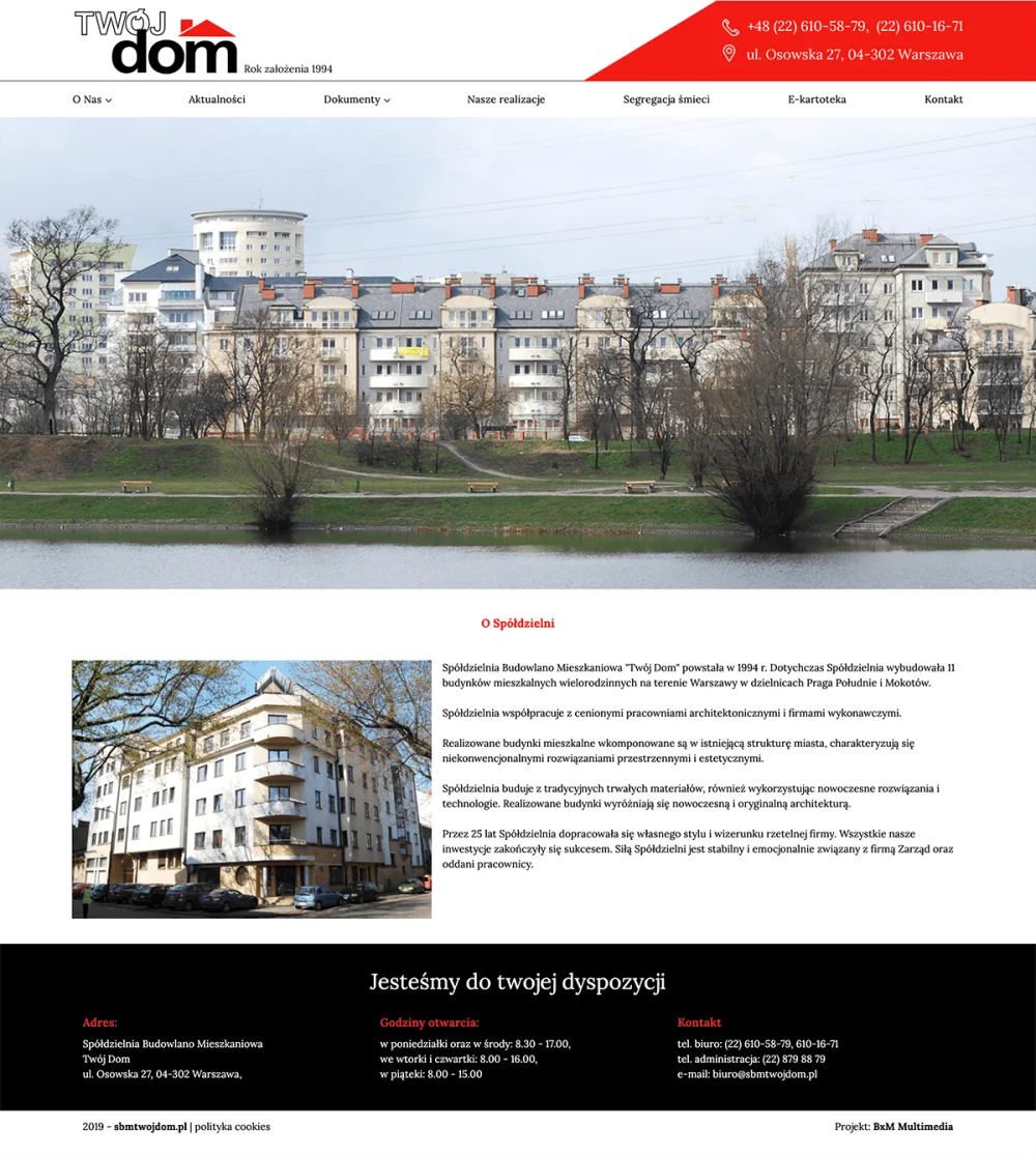 sbmtwojdom.pl website design