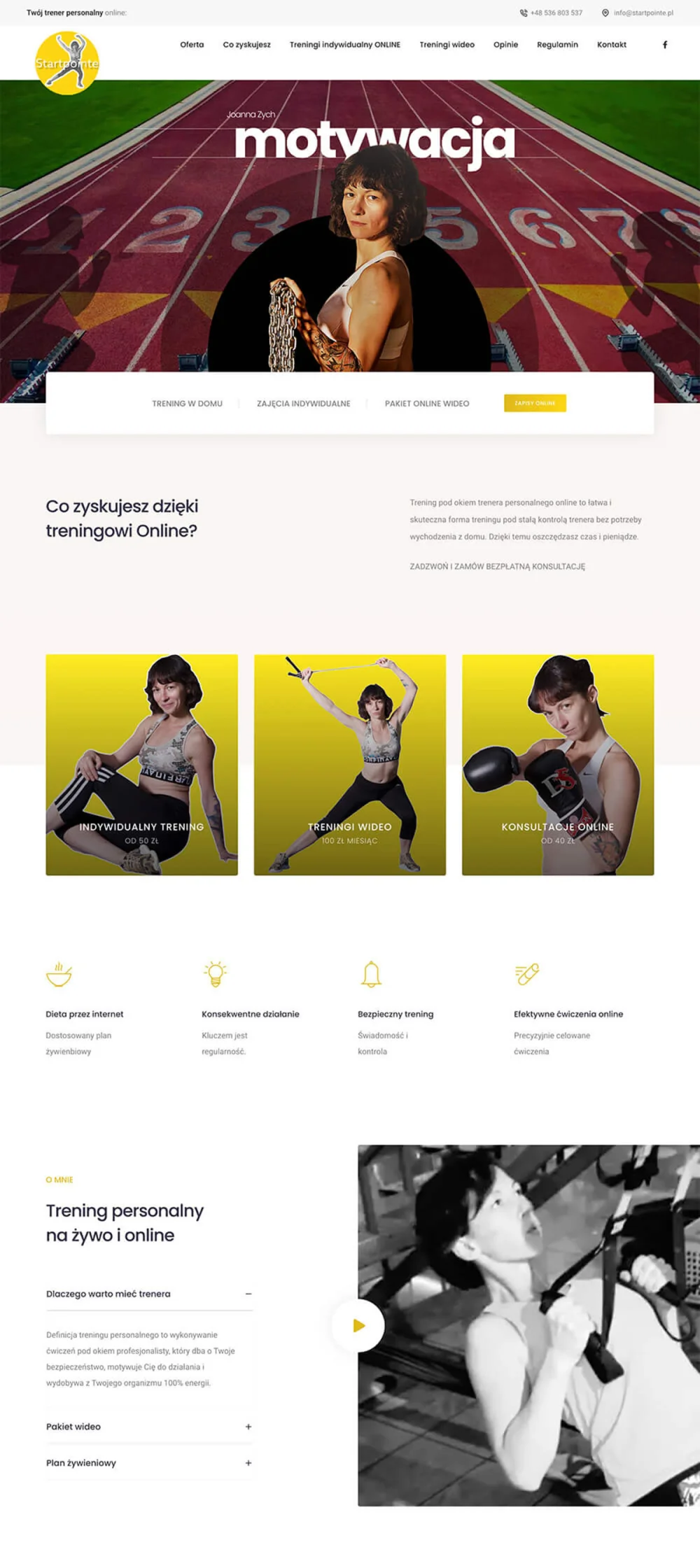 Startpointe website design