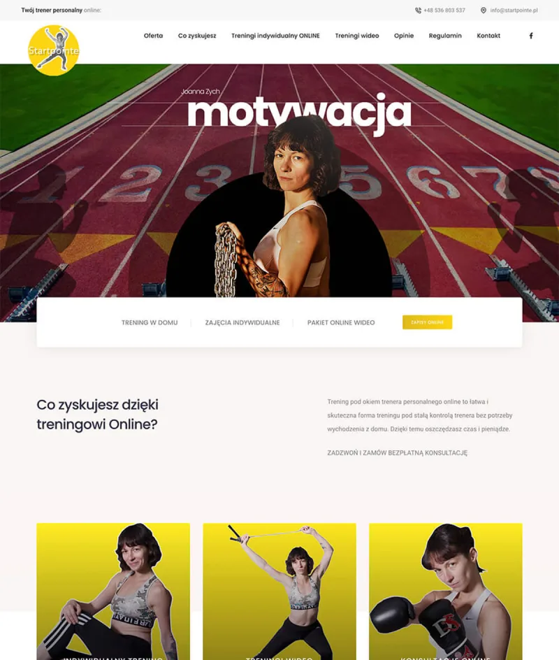 Startpointe website design