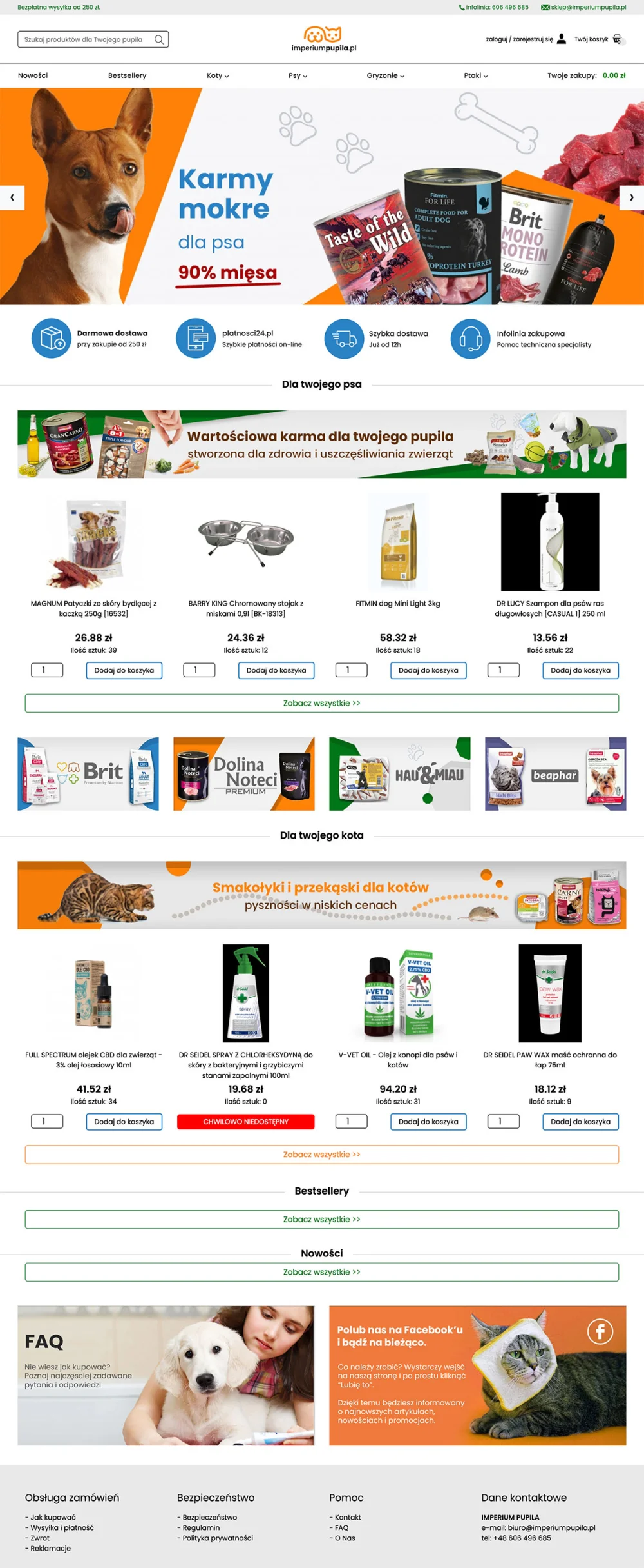 Impupila website design