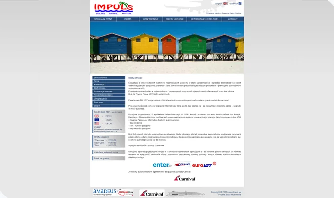 Project of the website Impulse S.J.