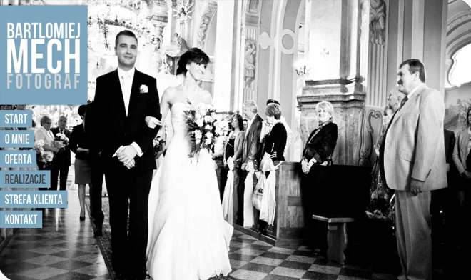 Project of the website BMFotograf.pl