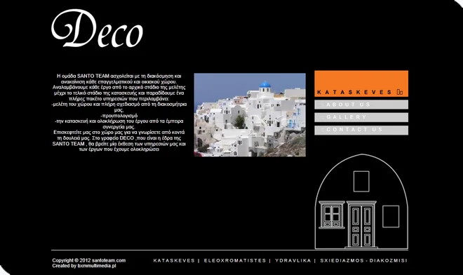 Santotaem website design