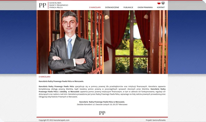 Design of the website Warsaw