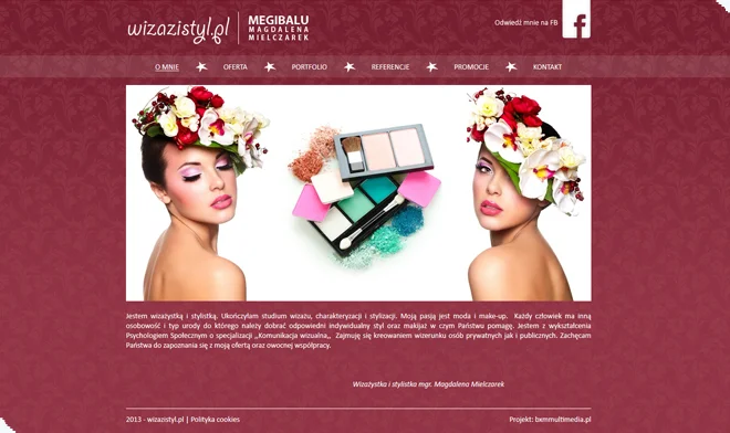 Project of the web page visualistic.pl