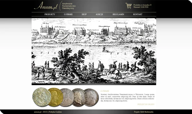 Annum website design
