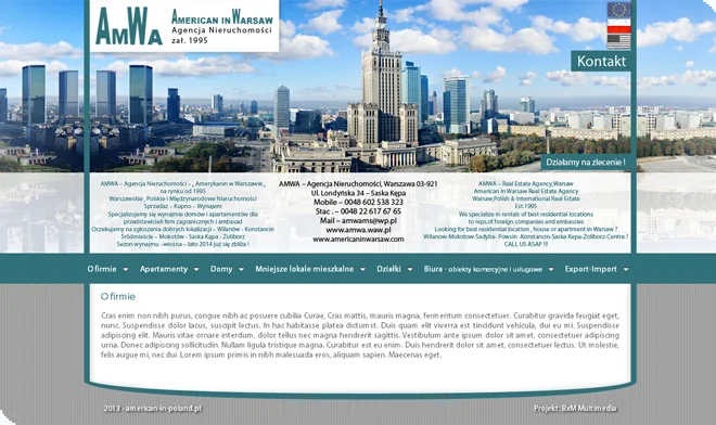 AMWA website design