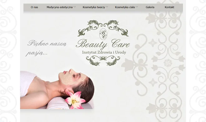 Design page Salon Beauty Care