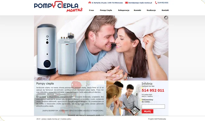 Design of the heat pump side