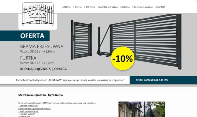 Design of the website Metropolitan Gardens