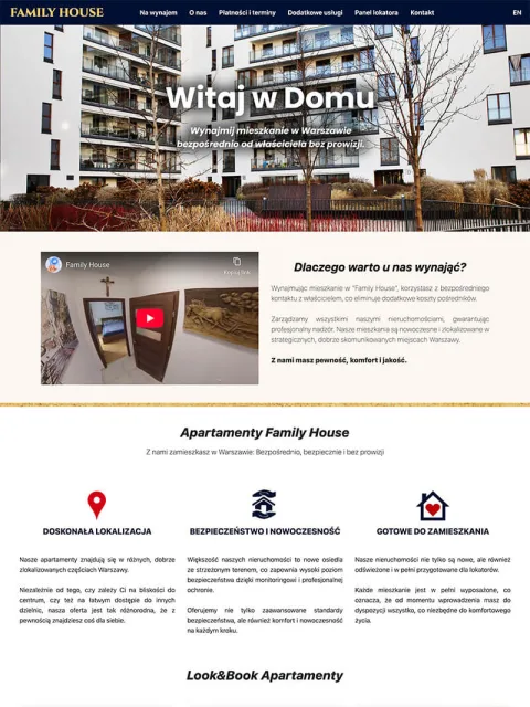 BXM project: Family House, website preview